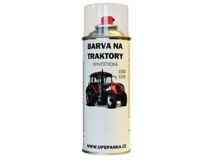 BARVY NA TRAKTORY CASE IH ve spreji syntetická, STŘÍBRNÁ 400ml