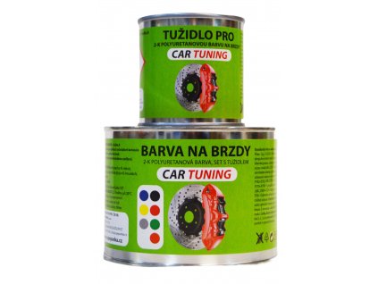 CARTUNING 2-Komponentní polyuretanová barva na brzdy 0,33kg, set s tužidlem