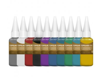 TOPSTONE TopGlass Inkoustový pigment 20ml (Odstin ANTRACIT)
