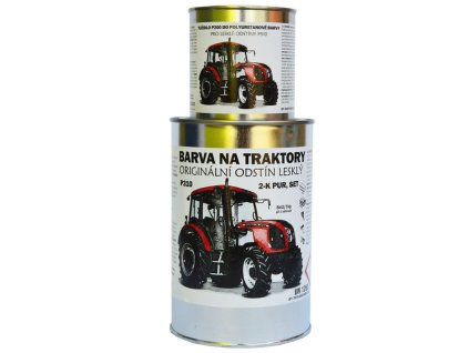 BARVY NA TRAKTORY FENDT Originální odstín ZELENÁ, starší 2-K Polyuretan, SET s tužidlem (Velikost 1,25kg SET s tužidlem)