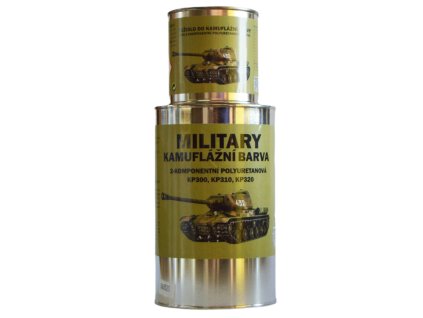 KAMUFLÁŽNÍ BARVY MILITARY 2-K polyuretanová RAL 8002, set s tužidlem (Velikost 1,25kg SET)