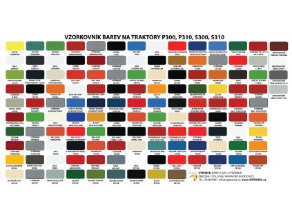 BARVY NA TRAKTORY FENDT Originální odstín ČERVENÁ lesk 2-K Polyuretan, SET s tužidlem (Velikost 1,25kg SET s tužidlem)