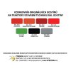 BARVY NA TRAKTORY Originální odstín RAL 3020 červená 2-K Polyuretan, SET s tužidlem (Velikost 1,25kg SET, Objem 1L)