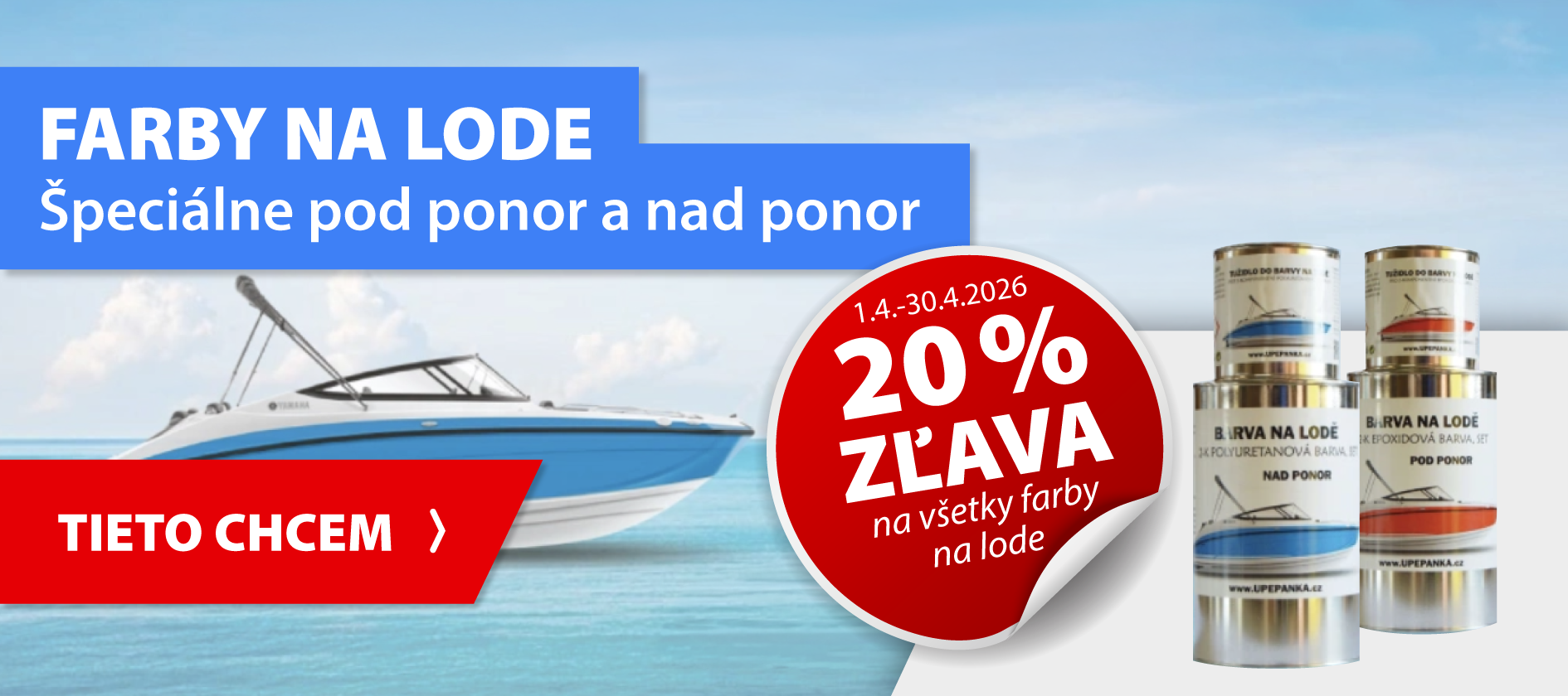 Farby na lode - 20% zlava