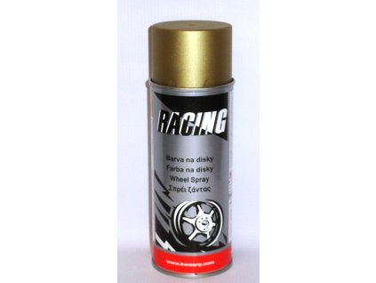 RACING Farba na disky kolies zlatá 400ml