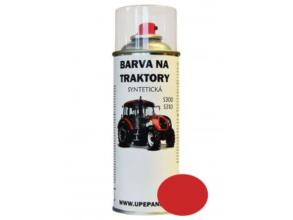 FARBY NA TRAKTORY ZETOR v spreji syntetické, ČERVENÁ lesklá 400ml