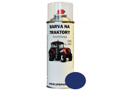 FARBY NA TRAKTORY ZETOR v spreji syntetické, MODRÁ lesklá 400ml