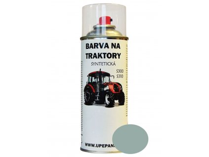 FARBY NA TRAKTORY ZETOR v spreji syntetické, ŠEDÁ PASTELOVÁ lesklá 400ml