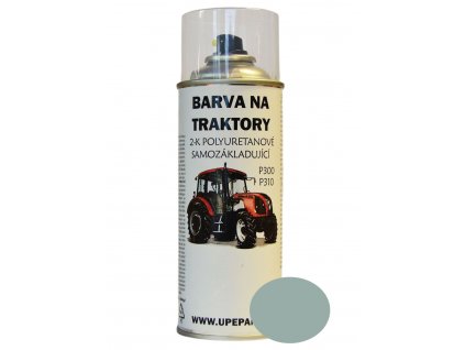 FARBY NA TRAKTORY ZETOR v spreji 2-K Polyuretán, ŠEĎ PASTELOVÁ lesklá 400ml