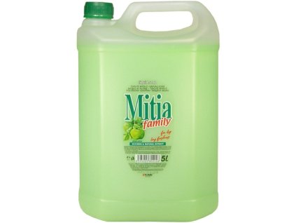 6115941 7709 tekuté mydlo mitia family jablko zelené 5 l