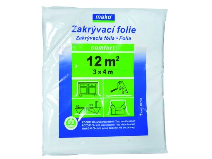 Zakrývacia fólia 3x4m stredne silná