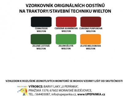 FARBY NA TRAKTORY WIELTON v spreji 2-K Polyuretán, Čiernošedá lesklá 400ml