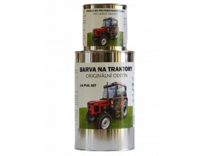 FARBY NA TRAKTORY NEW HOLLAND Originálny odtieň BIELA 2-K Polyuretán, SET s tužidlom lesk