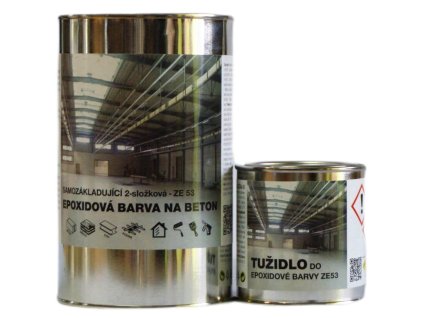 Epoxidová farba E300, na minerálne podklady, súprava s tužidlom (Veľkosť 15kg súprava, Odstieň RAL 7004)