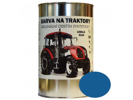 FARBY NA TRAKTORY ZETOR Originálny odtieň MODRÁ SVETLÁ lesklá, Syntetická