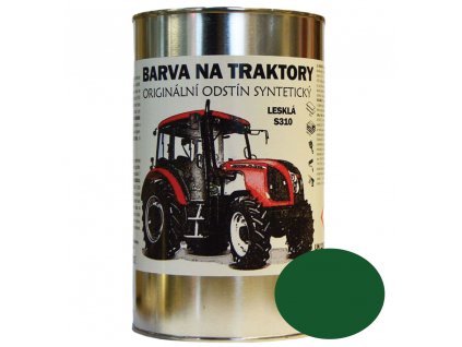 FARBY NA TRAKTORY ZETOR Originálny odtieň ZELENÁ lesklá, Syntetická