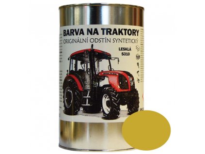 FARBY NA TRAKTORY ZETOR Originálny odtieň ŽLTÁ lesklá, Syntetická