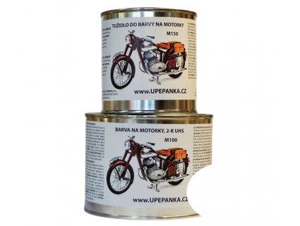 FARBY NA MOTORKY JAWA Originálne 2-K UHS farba M100, RAL 9003 biela