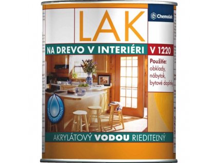 Vodouriediteľný bezb.lak V 1220 na drevo