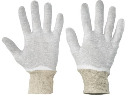 Rukavice bavlnené s manžetou CORMORAN (Veľkosť 8 - M)