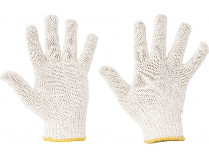 Rukavice bavlnené s manžetou AUK (Veľkosť 8 - M)