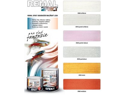 REMAL EFEKT perleťová farba 400g plast