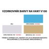 FARBY NA BETÓN Epoxidová farba na vane V100, svetlo sivá RAL 7047, SET s tužidlom (Veľkosť 1,125kg SET)