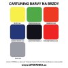 7544 cartuning 2 komponentni pur barva na brzdy sada s prislusenstvim odstin seda 7400