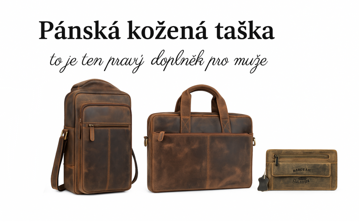 Pánské kožené tašky