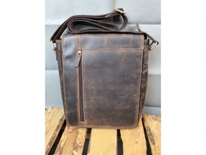 Pánská kožená taška velká 35,5 cm