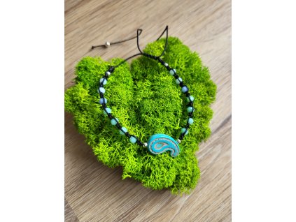 Meditační náramek Shamballa ''Slza''