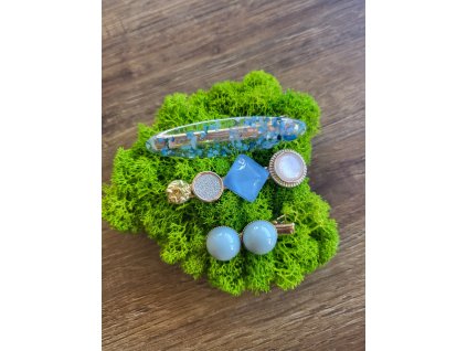 Spony do vlasů, modré