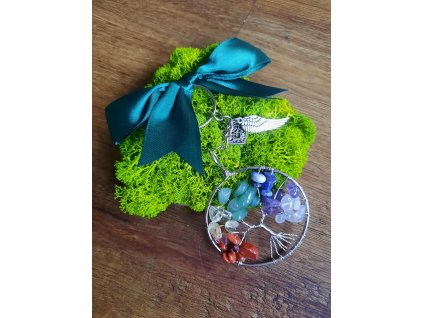 Přívěsek na klíče se stromem života