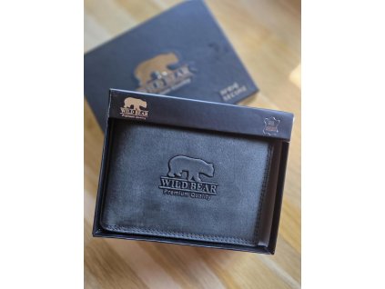 Pánská kožená peněženka Bear wild