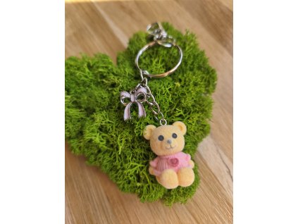 přívěsek na klíče s medvídkem