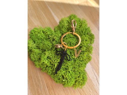 Přívěsek na klíče s mašlí