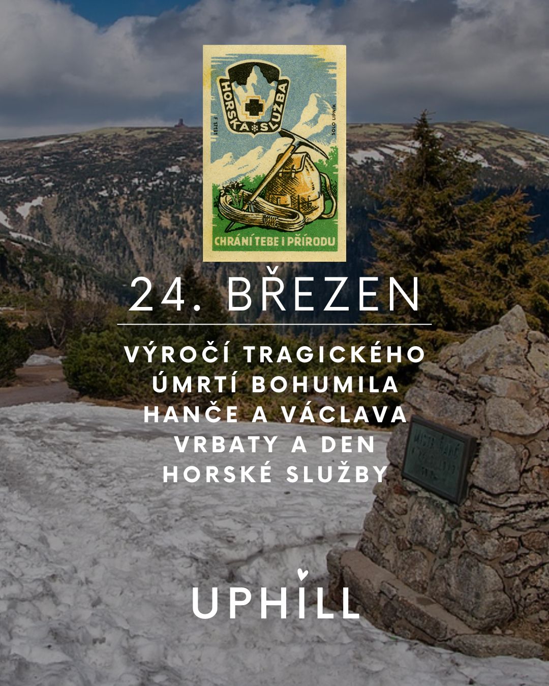 Připomínka hrdinství na krkonošských hřebenech