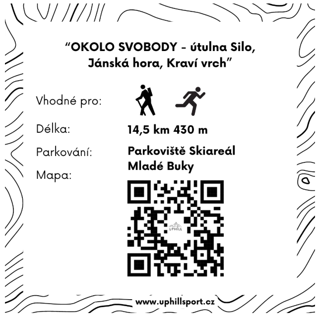 12| UPHILL guide: OKOLO SVOBODY - útulna Silo, Jánská hora, Kraví vrch