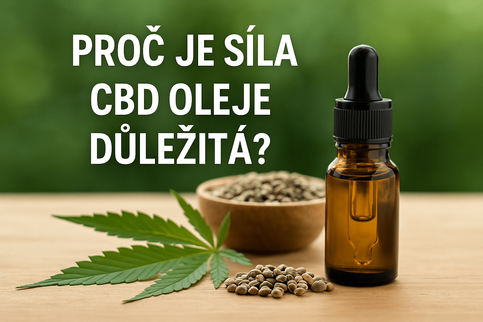 Proč je síla CBD oleje důležitá?