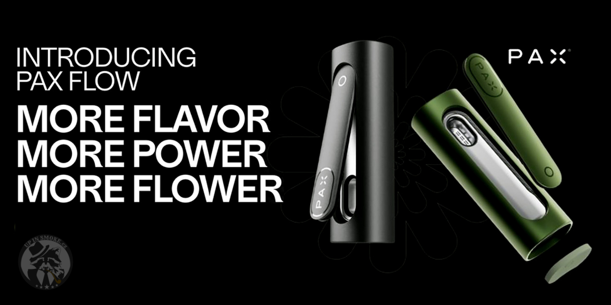 Nový vaporizér PAX Flow – prémiový přenosný herb vaporizer dostupný na Up in Smoke