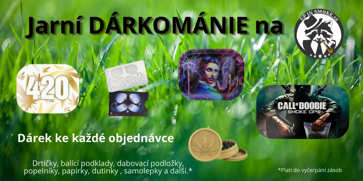 Jarní dárkománie na Upinsmoke.cz – ke každé objednávce získáte dárek, protože jaro si zaslouží víc než jen nákup!