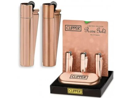 Clipper® Metal zapalovač Rose Gold