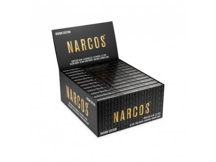 narcos brown edition king size slim rolling papers tips