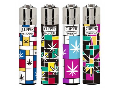wholesale clipper lighters modern weed 24pcs dislay