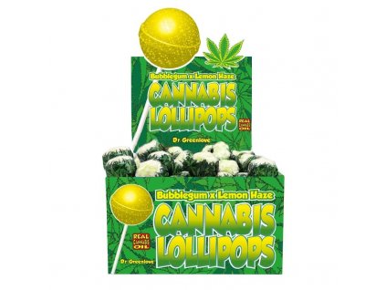 cannabis lollipops bubblegum lemon haze LRG