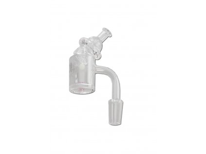 BANGER Olejový kotlík Quartz Black Leaf® s rotační příklopkou + 2 kuličky 90° SG19