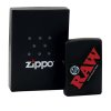 raw zippo lighter black colour with logo LRG