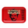 narcos metal rolling tray red medium