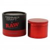 hammercraft raw rolling papers cnc grinder 63mm red large 01