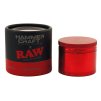 hammercraft raw rolling papers cnc grinder 55mm red medium 01